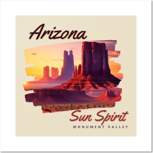 Arizona Sun Spirit Monument Valley Series Posters and Art